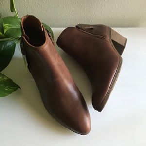 Frye “Judith” Ankle Zip Booties NWOB